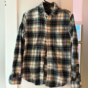 Men's Green Plaid Jcrew Shirt